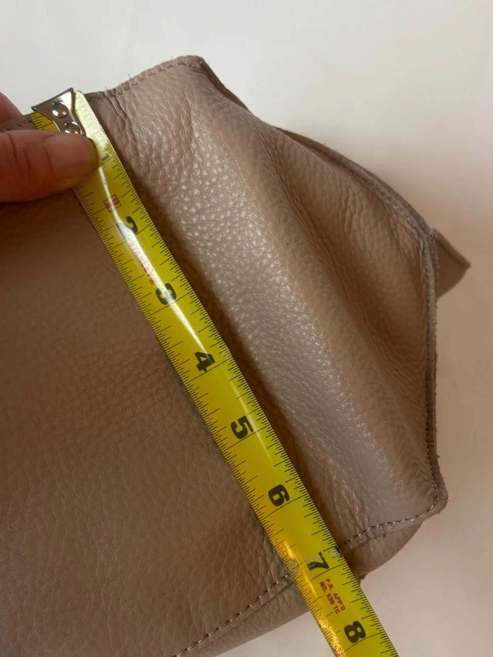 The Sak Los Feliz Large Tote Sand Beige Pebbled Leather Slouchy Shoulder Bag